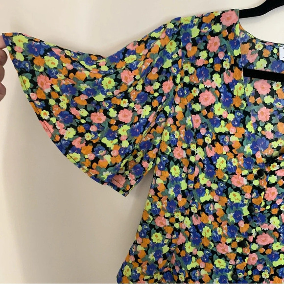ASOS Floral  Button Up Blouse 4 - Picture 8 of 10